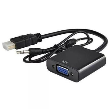Cabo Adaptador Conversor Hdmi / Vga + Saída P2 De Áudio 121